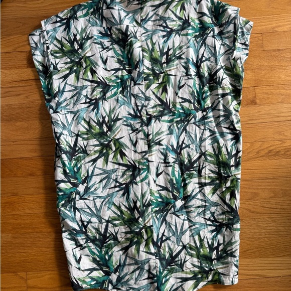 Jim Thompson Linen Boxy Midi Dress Bamboo Print. Size ?S? - Picture 11 of 16